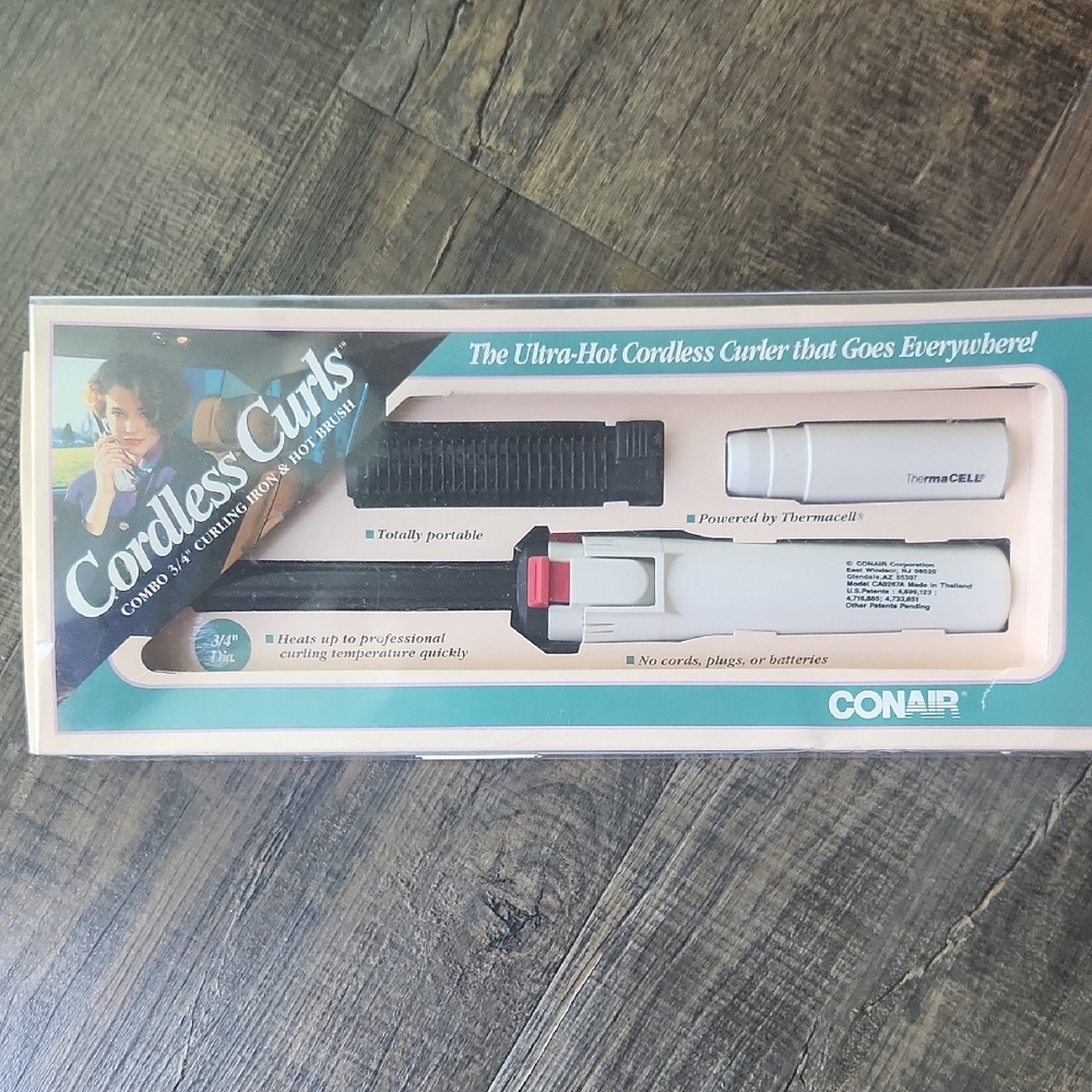 Cordless Curls Hair Curler - White